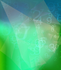 Image showing numbers background