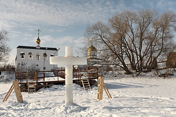 Image showing Epiphany  ice cross  