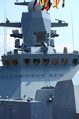 Image showing  wheelhouse warship