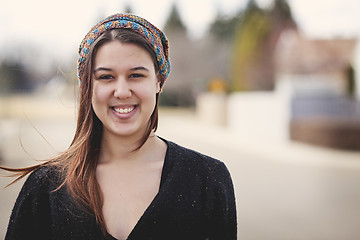 Image showing Portrait of an Everyday Girl