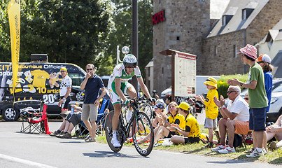 Image showing The Cyclist Anthony Delaplace