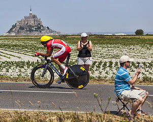 Image showing The Cyclist Luis Angel Mate Mardones