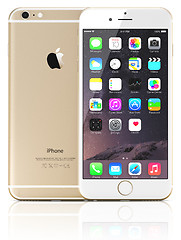 Image showing Apple Gold iPhone 6
