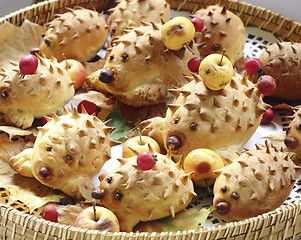 Image showing Cookies hedgehogs 