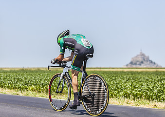 Image showing The Cyclist Thomas Voeckler