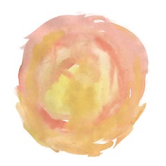 Image showing abstract pink watercolor palette