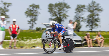 Image showing The Cyclist Pierrick Fedrigo