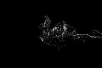 Image showing Smoke on black background