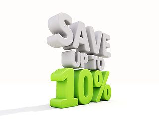 Image showing Save up to 10%