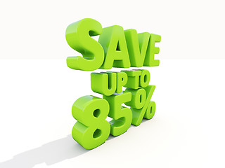 Image showing Save up to 85%