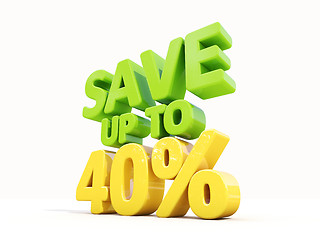 Image showing Save up to 40%