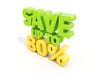 Image showing Save up to 80%