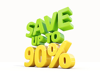 Image showing Save up to 90%