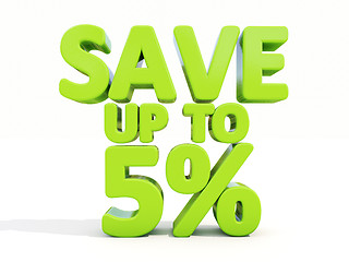 Image showing Save up to 5%