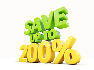 Image showing Save up to 200%