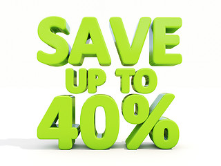 Image showing Save up to 40%