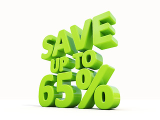 Image showing Save up to 65%