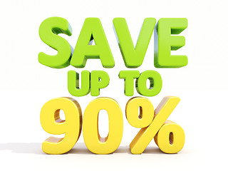 Image showing Save up to 90%