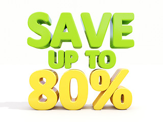 Image showing Save up to 80%