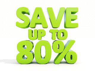 Image showing Save up to 80%