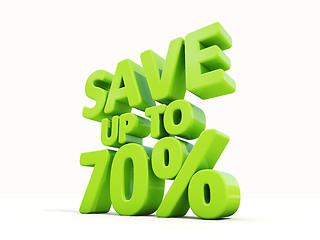 Image showing Save up to 70%