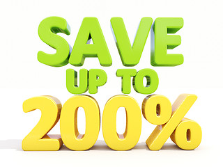 Image showing Save up to 200%