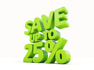 Image showing Save up to 25%