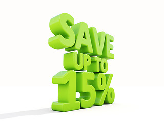 Image showing Save up to 15%