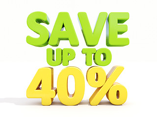 Image showing Save up to 40%