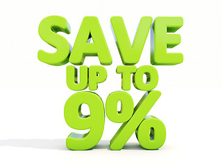 Image showing Save up to 9%