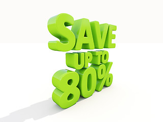 Image showing Save up to 80%