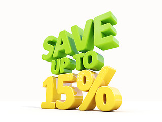 Image showing Save up to 15%