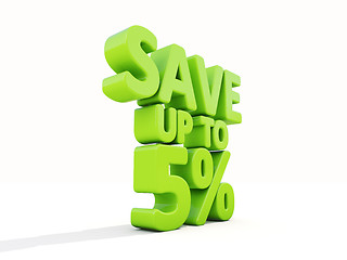 Image showing Save up to 5%