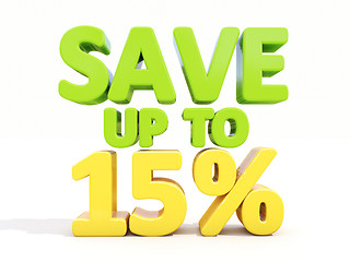 Image showing Save up to 15%