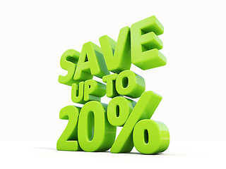 Image showing Save up to 20%