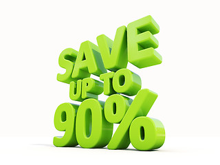 Image showing Save up to 90%