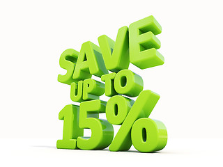 Image showing Save up to 15%