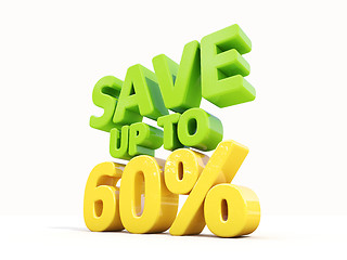 Image showing Save up to 60%