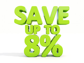 Image showing Save up to 8%