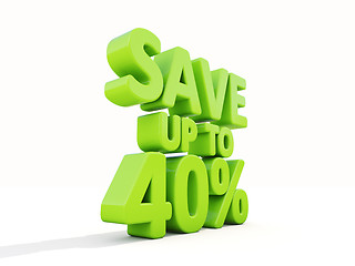 Image showing Save up to 40%