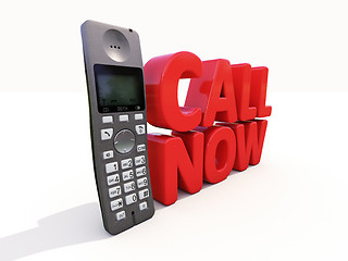 Image showing Call now