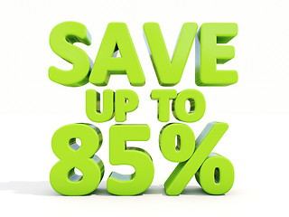 Image showing Save up to 85%