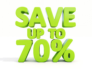 Image showing Save up to 70%