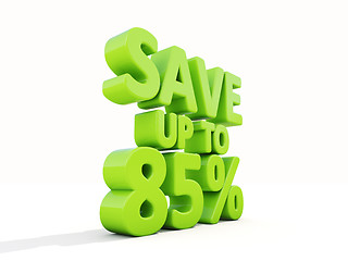 Image showing Save up to 85%