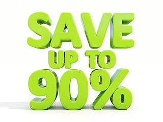 Image showing Save up to 90%