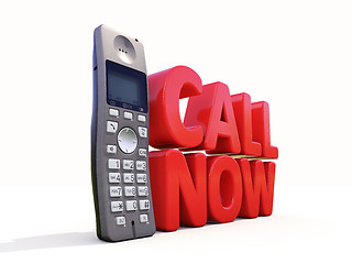 Image showing Call now