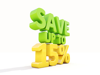 Image showing Save up to 15%