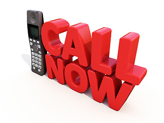 Image showing Call now