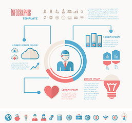 Image showing Technology Infographic Elements