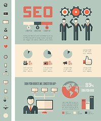 Image showing Social Media Infographic Template.